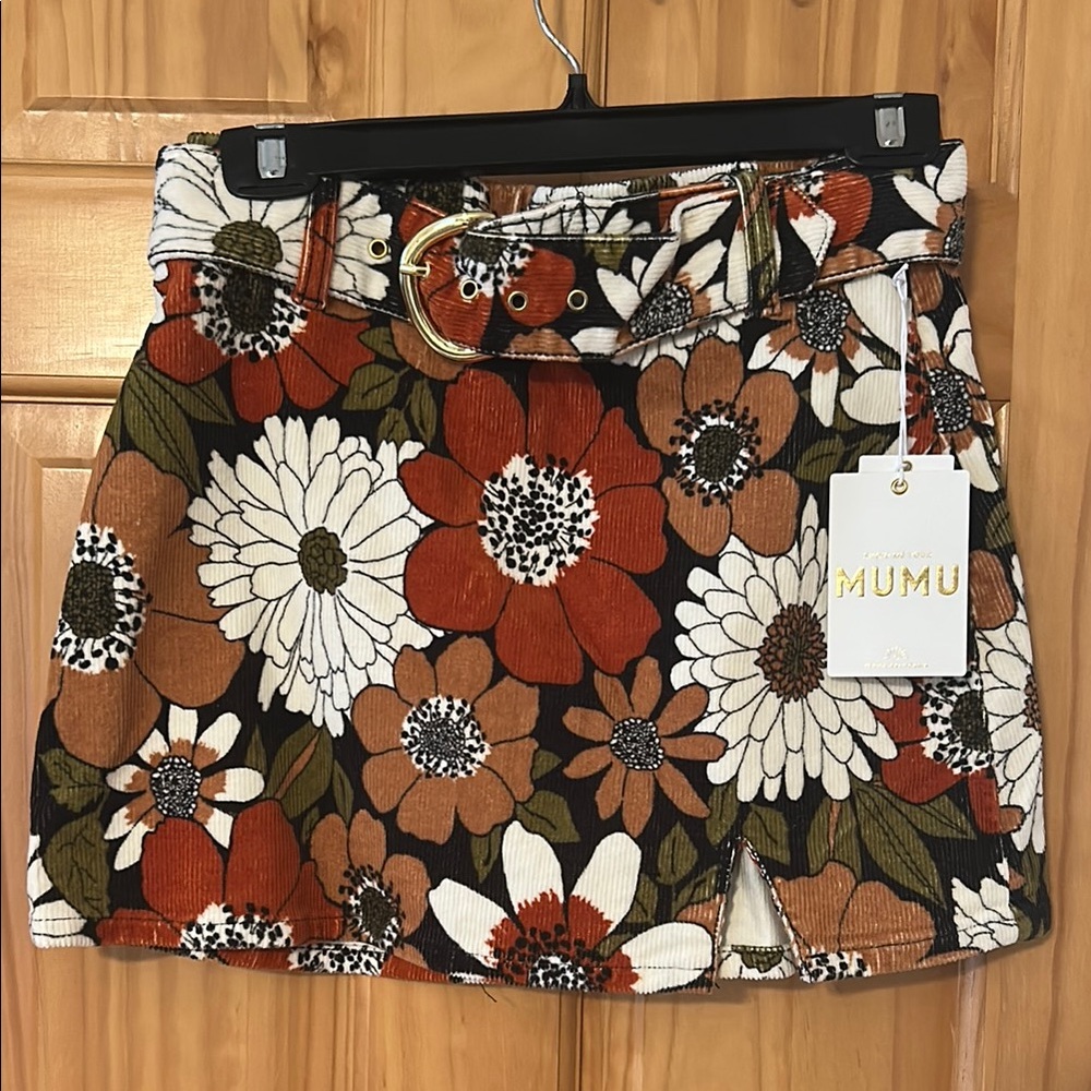 Show Me Your MuMu Tyra Belted Skirt